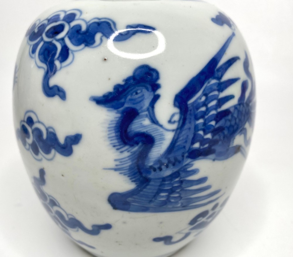 Chinese porcelain jar, c. 1700. Kangxi Period. View IV
