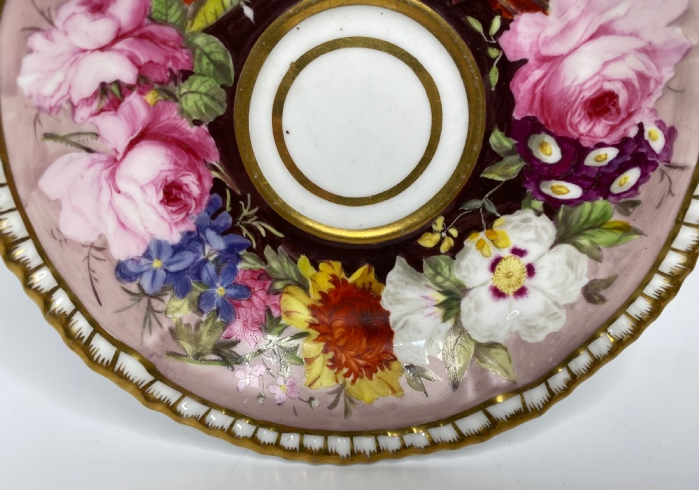 Spode porcelain trio, c. 1825. View IV