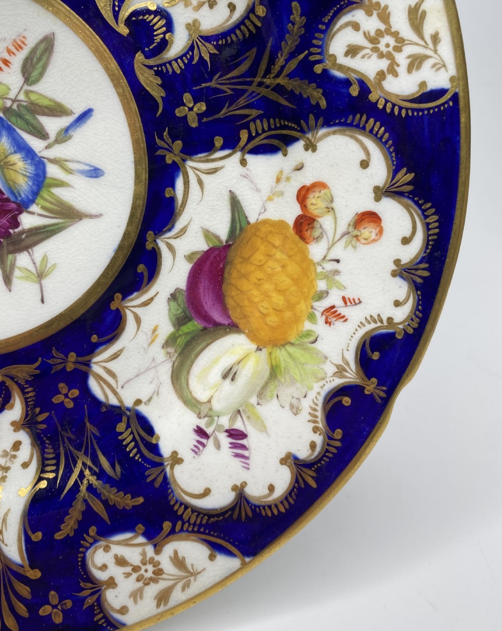 Coalport porcelain plate, c. 1830. View V