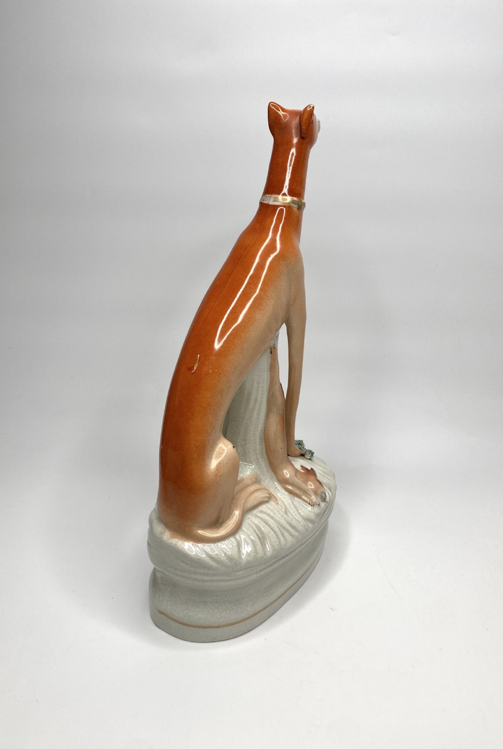 Staffordshire Greyhounds, High and Mighty,  c. 1860. View VI
