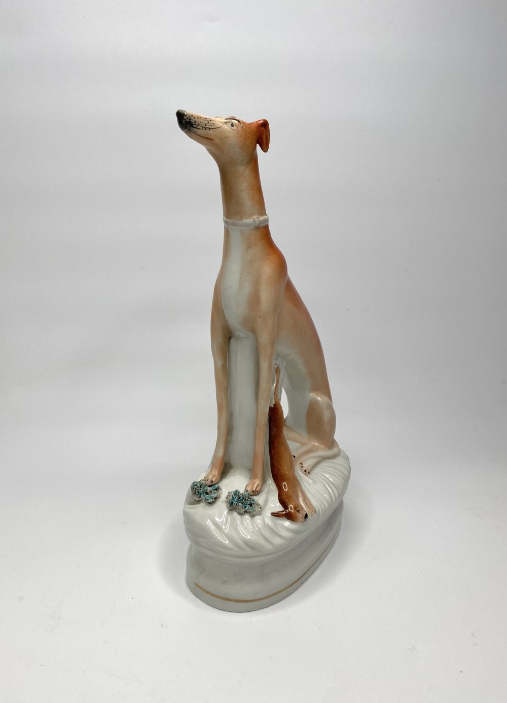 Staffordshire Greyhounds, High and Mighty,  c. 1860. View VIII