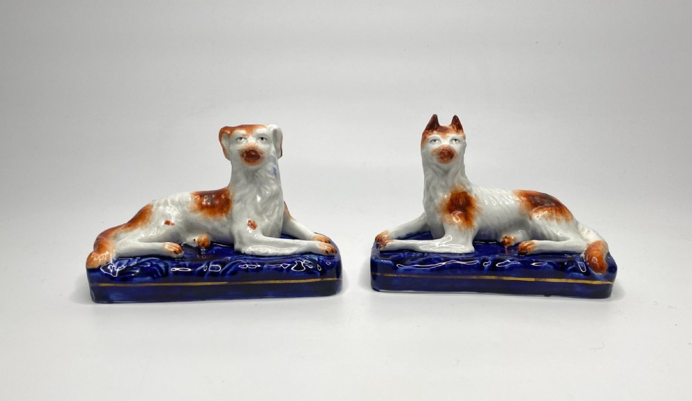 Staffordshire Hunting Hounds, c. 1850.
