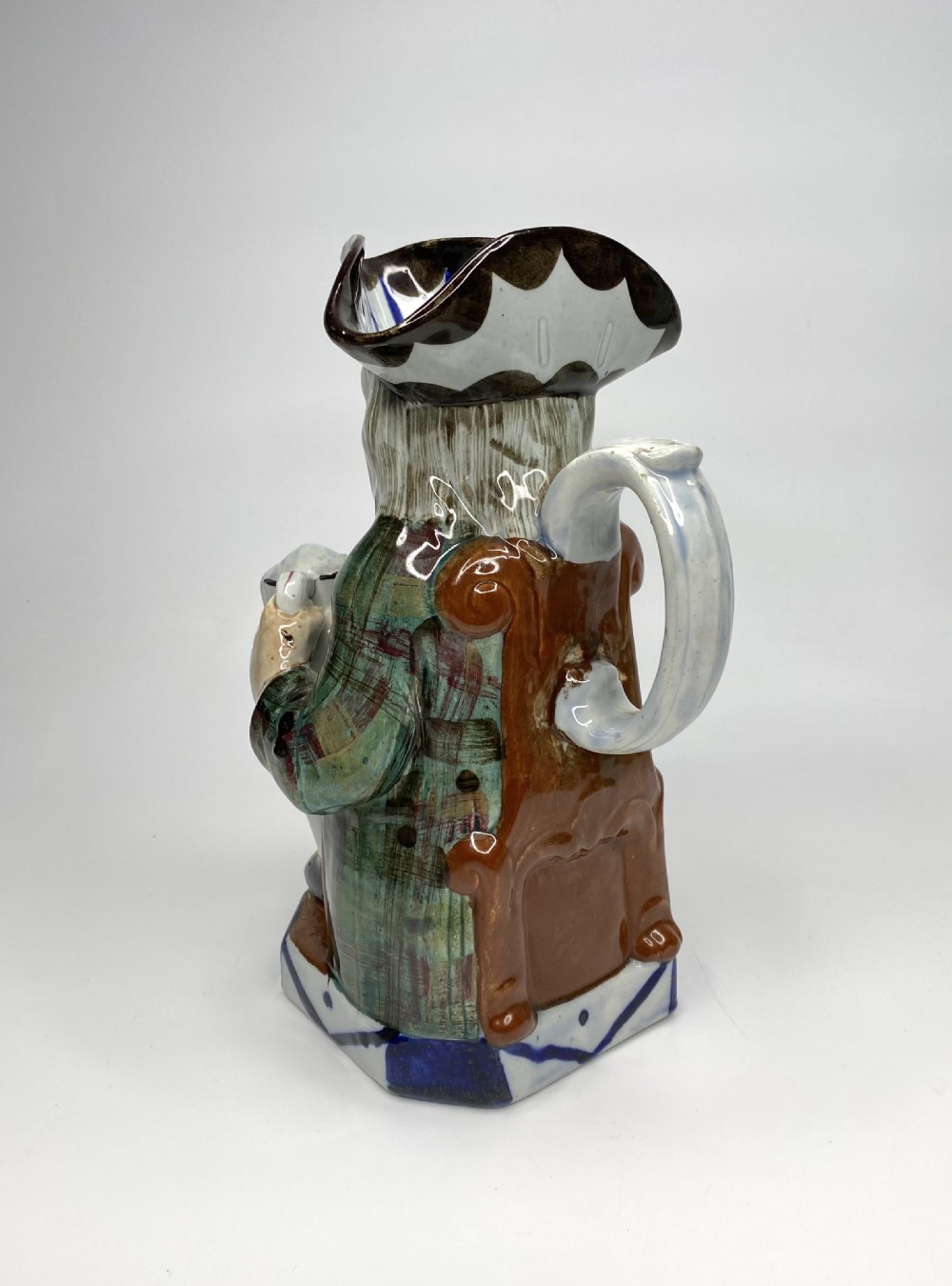 Staffordshire Tartan Coat Toby jug, c. 1830. View VI