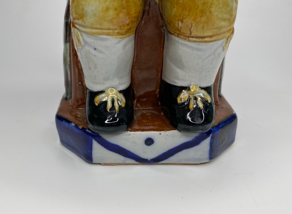 Staffordshire Tartan Coat Toby jug, c. 1830. View XI