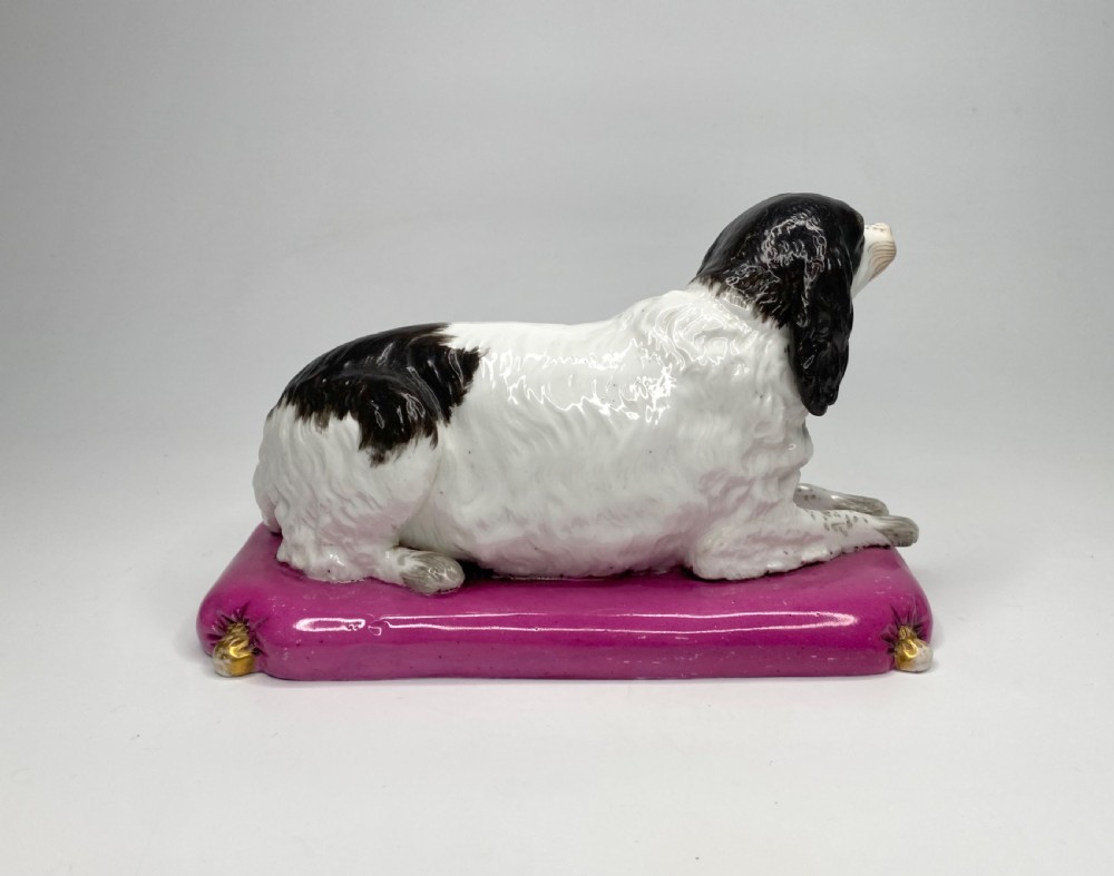 Copeland and Garrett porcelain Spaniel, c. 1840. View III