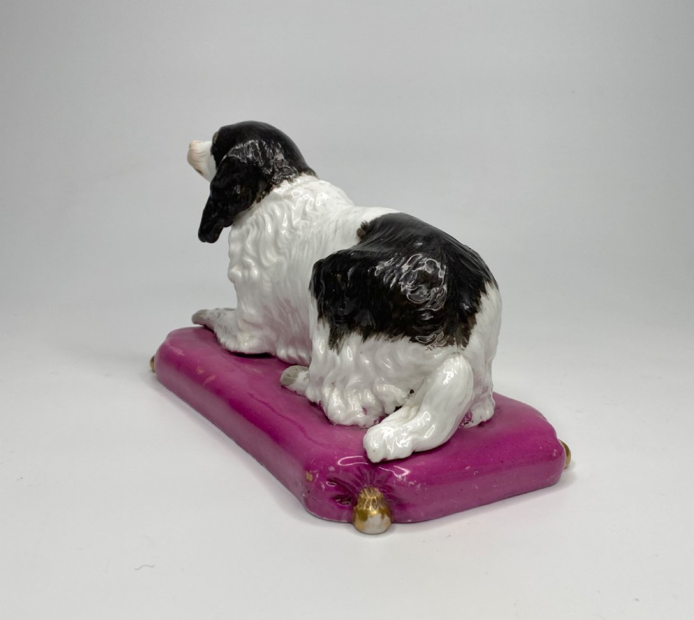 Copeland and Garrett porcelain Spaniel, c. 1840. View IV