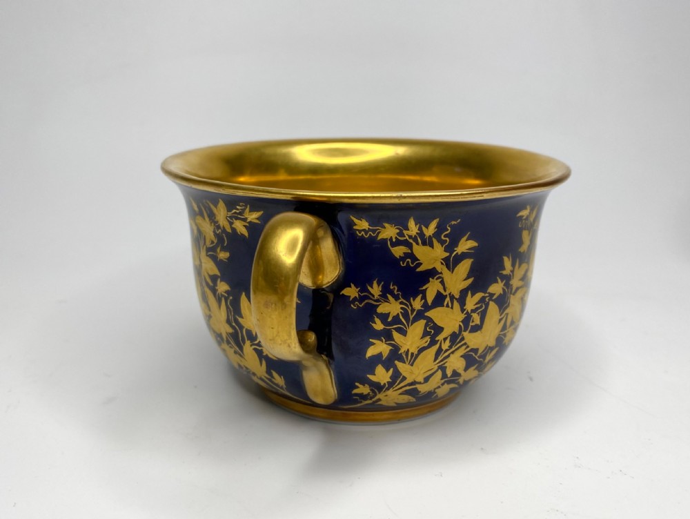 Meissen topographical cup and saucer, Dresden, c. 1835. View III