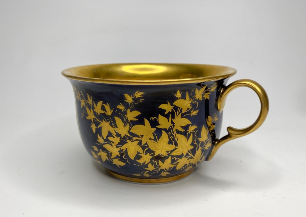 Meissen topographical cup and saucer, Dresden, c. 1835. View IV