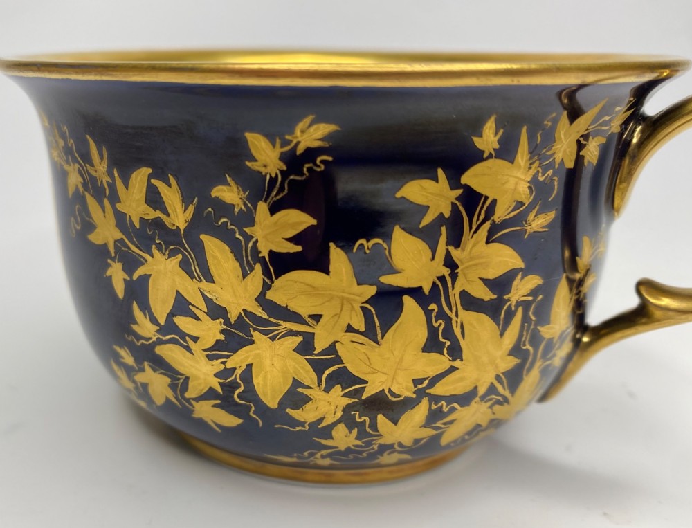 Meissen topographical cup and saucer, Dresden, c. 1835. View VI