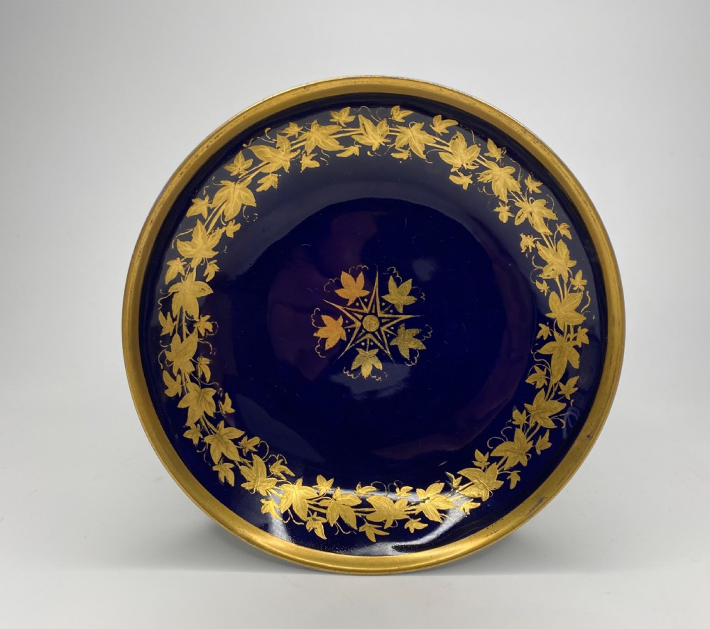 Meissen topographical cup and saucer, Dresden, c. 1835. View XI
