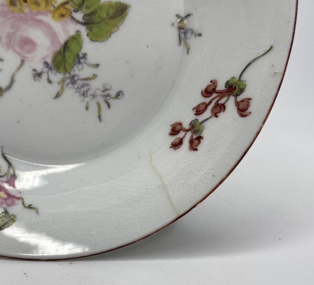 Chelsea porcelain conical cup & saucer, c. 1755. View IV