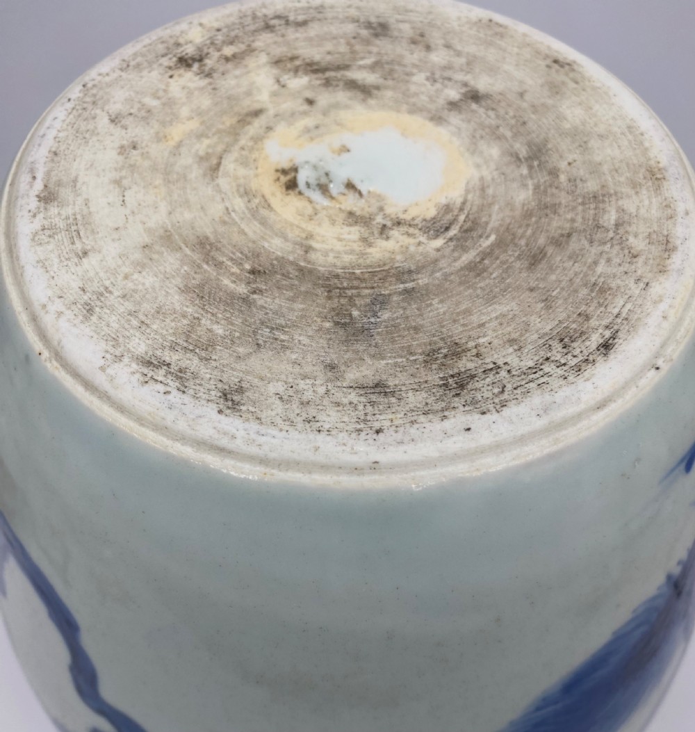 Chinese porcelain jar, Kylin, Shunzhi Period, Transitional, c. 1650. View V