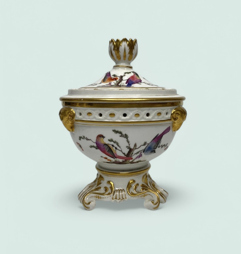 Derby porcelain pot pourri, Richard Dodson, c. 1815.