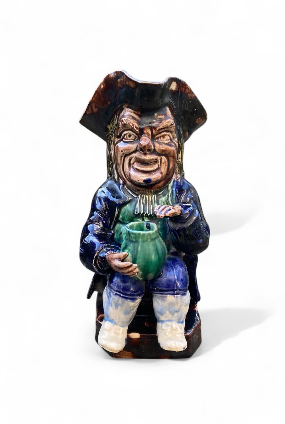 Portuguese creamware Toby jug, c. 1800.