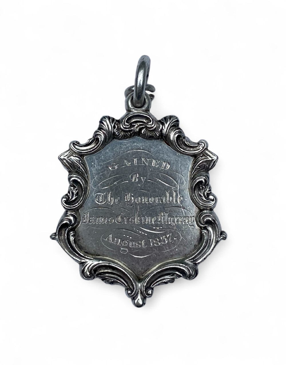 Scottish silver agricultural show medal, Edinburgh, 1837.