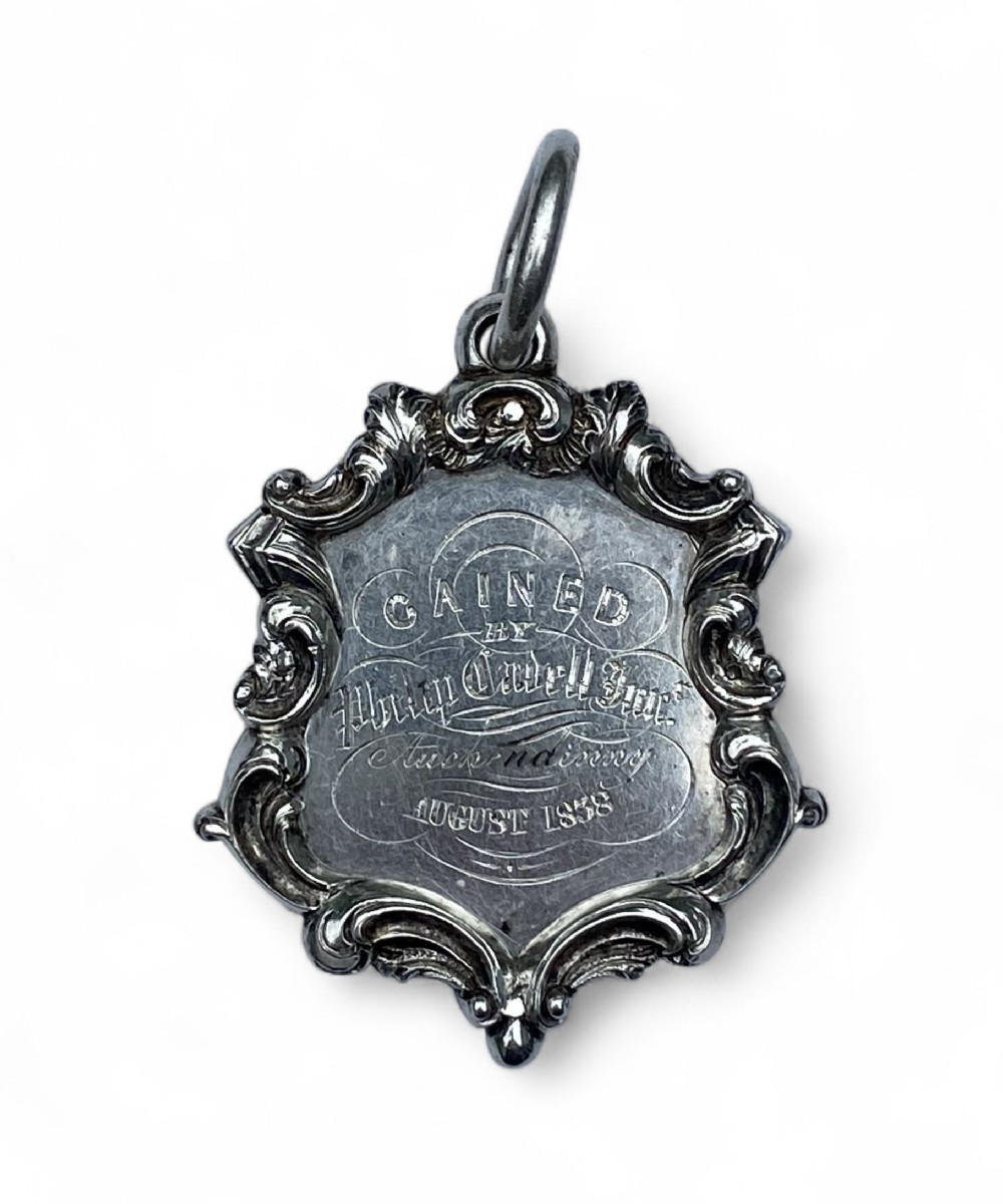 Scottish silver agricultural show medal, Edinburgh, 1838.