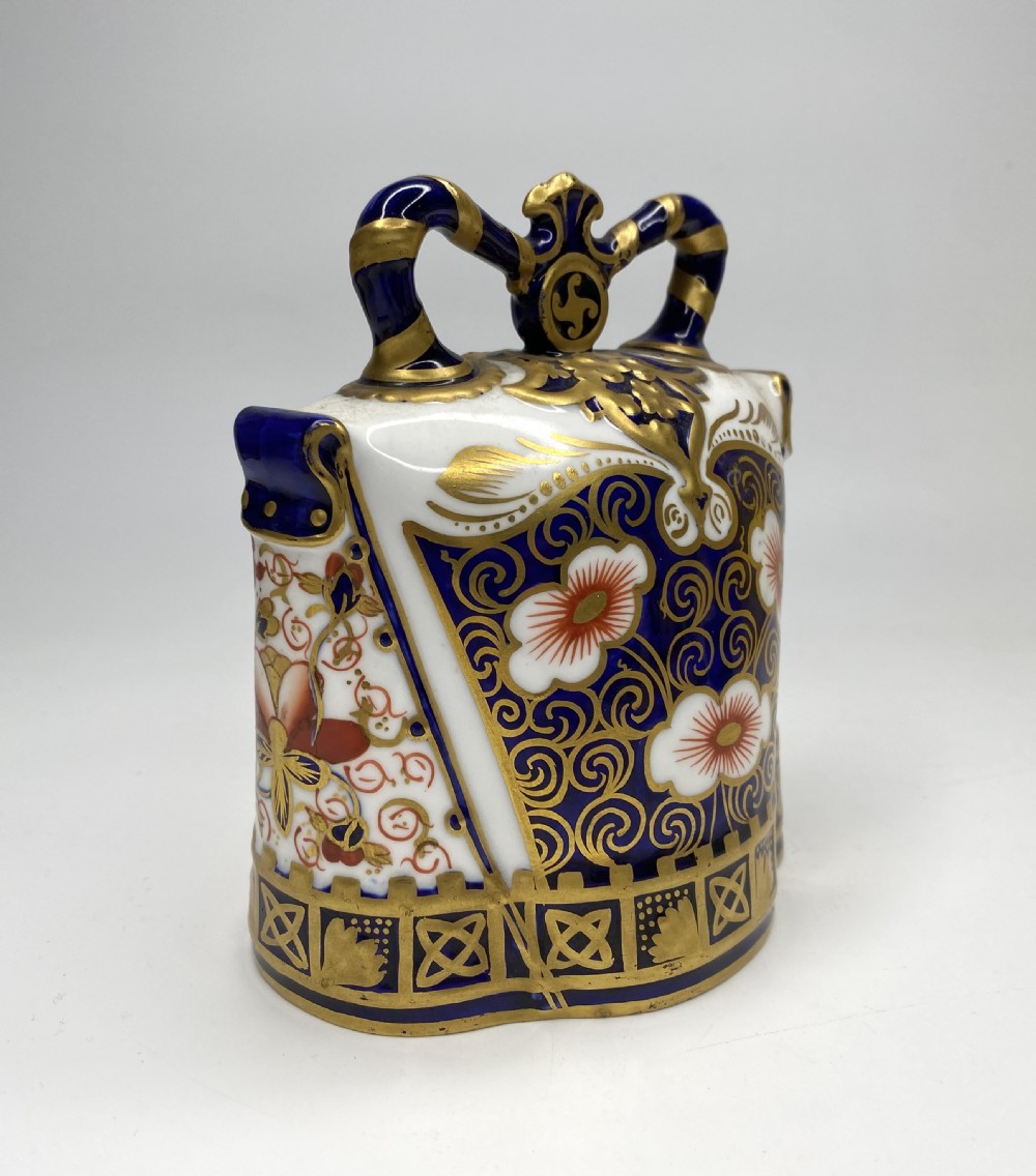 Royal Crown Derby cow bell, dated 1898. View V