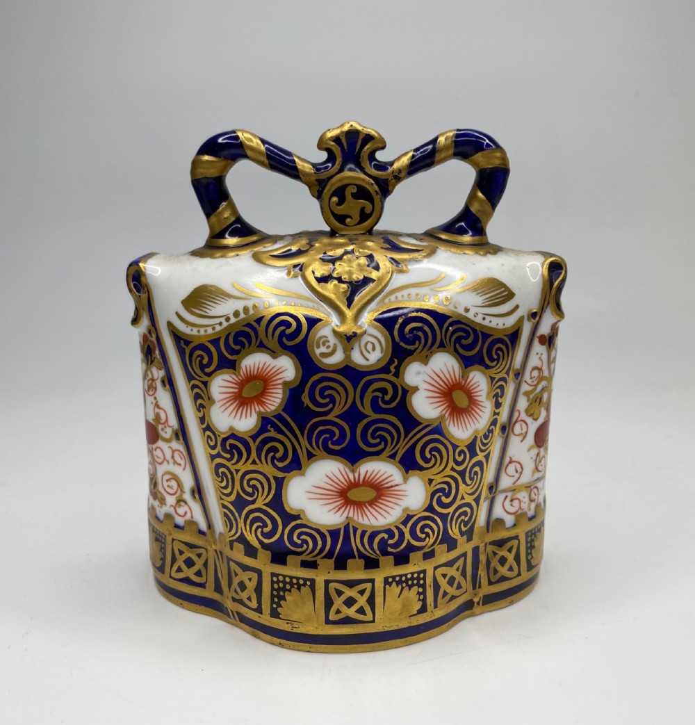 Royal Crown Derby cow bell, dated 1898. View VI