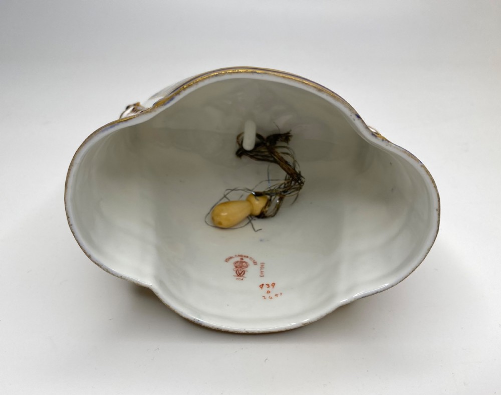 Royal Crown Derby cow bell, dated 1898. View IX