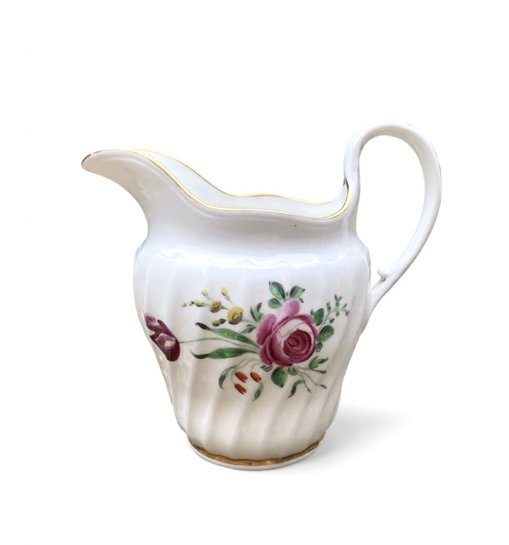 Worcester porcelain cream jug, Flight Period, c. 1785.