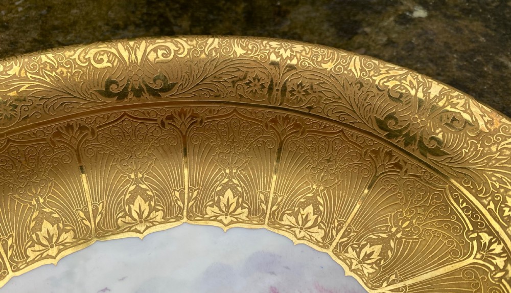 Royal Worcester dish Red Grouse, D.A. Whatmore. View VI