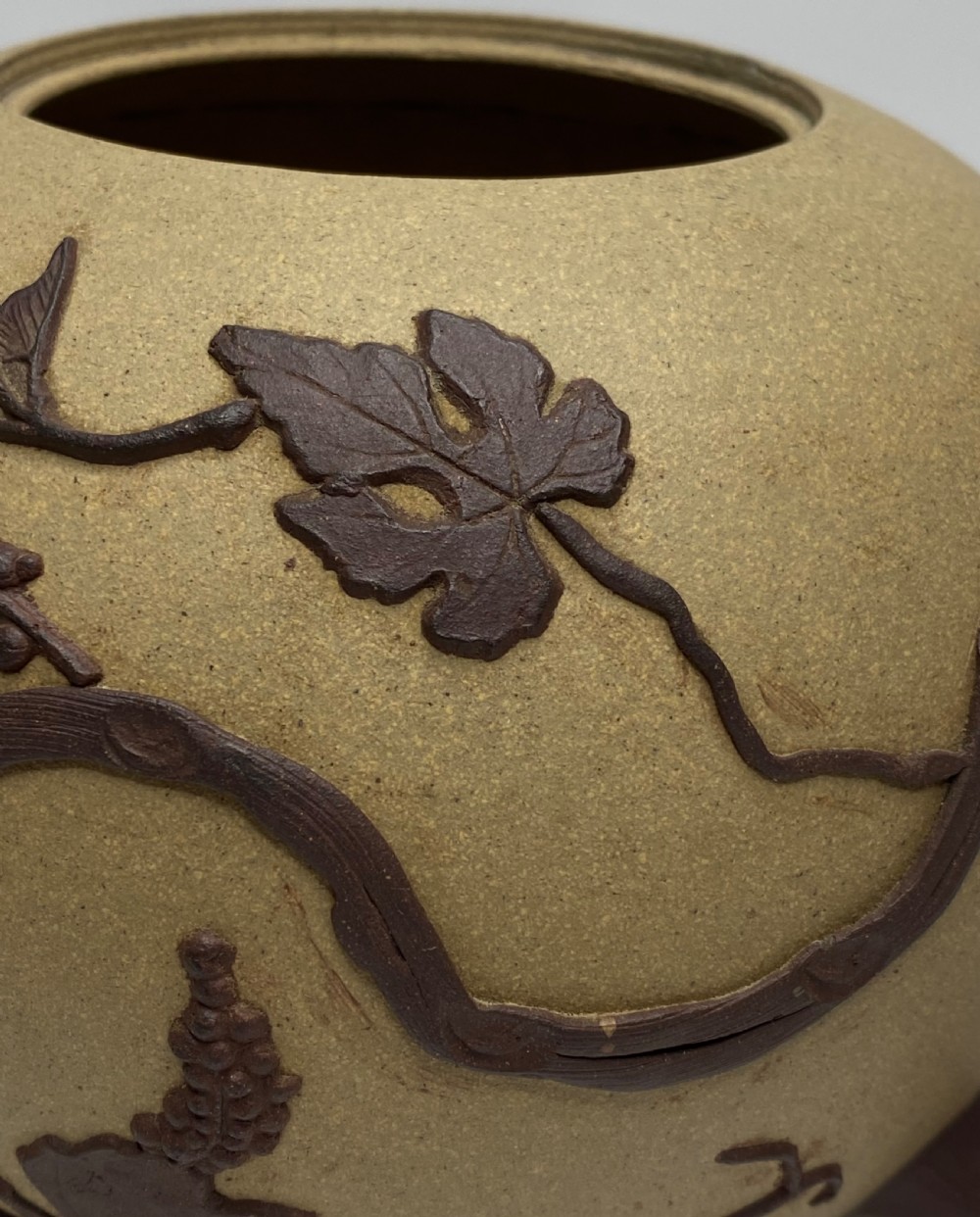Chinese Yixing stoneware teapot, 18th Century, Qing Dynasty. View XX