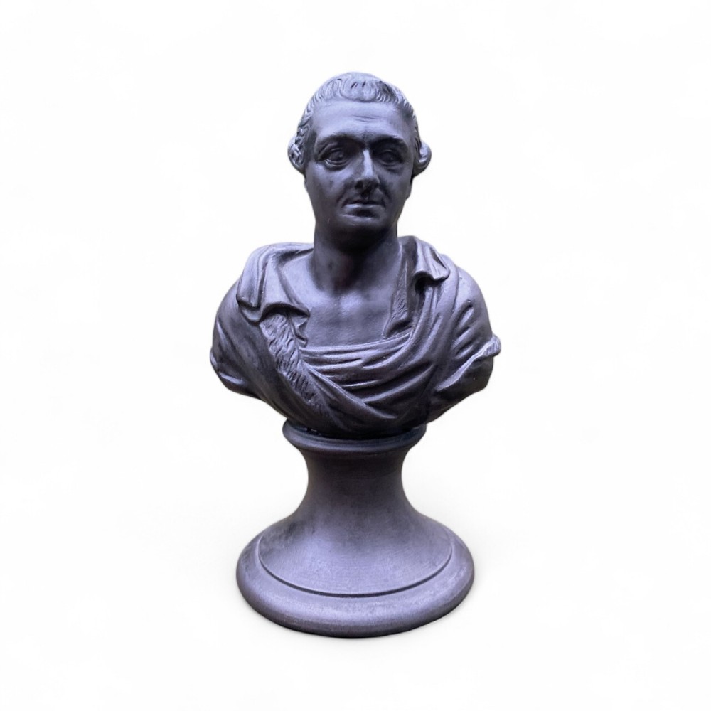 Wedgwood black basalt bust, David Garrick, c. 1830.