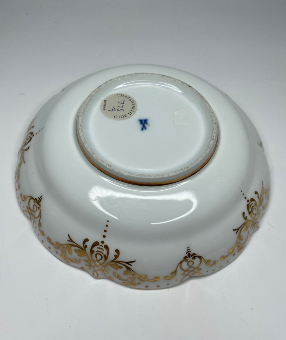Meissen porcelain topographical breakfast cup and saucer, c. 1860. View XVI