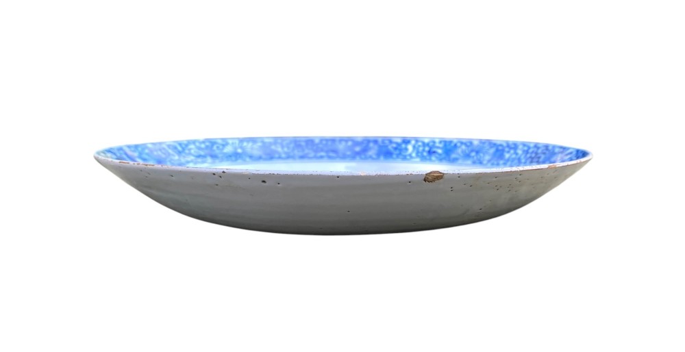 Dutch Delft Shipping dish, De Klaauw factory, c. 1720. View V