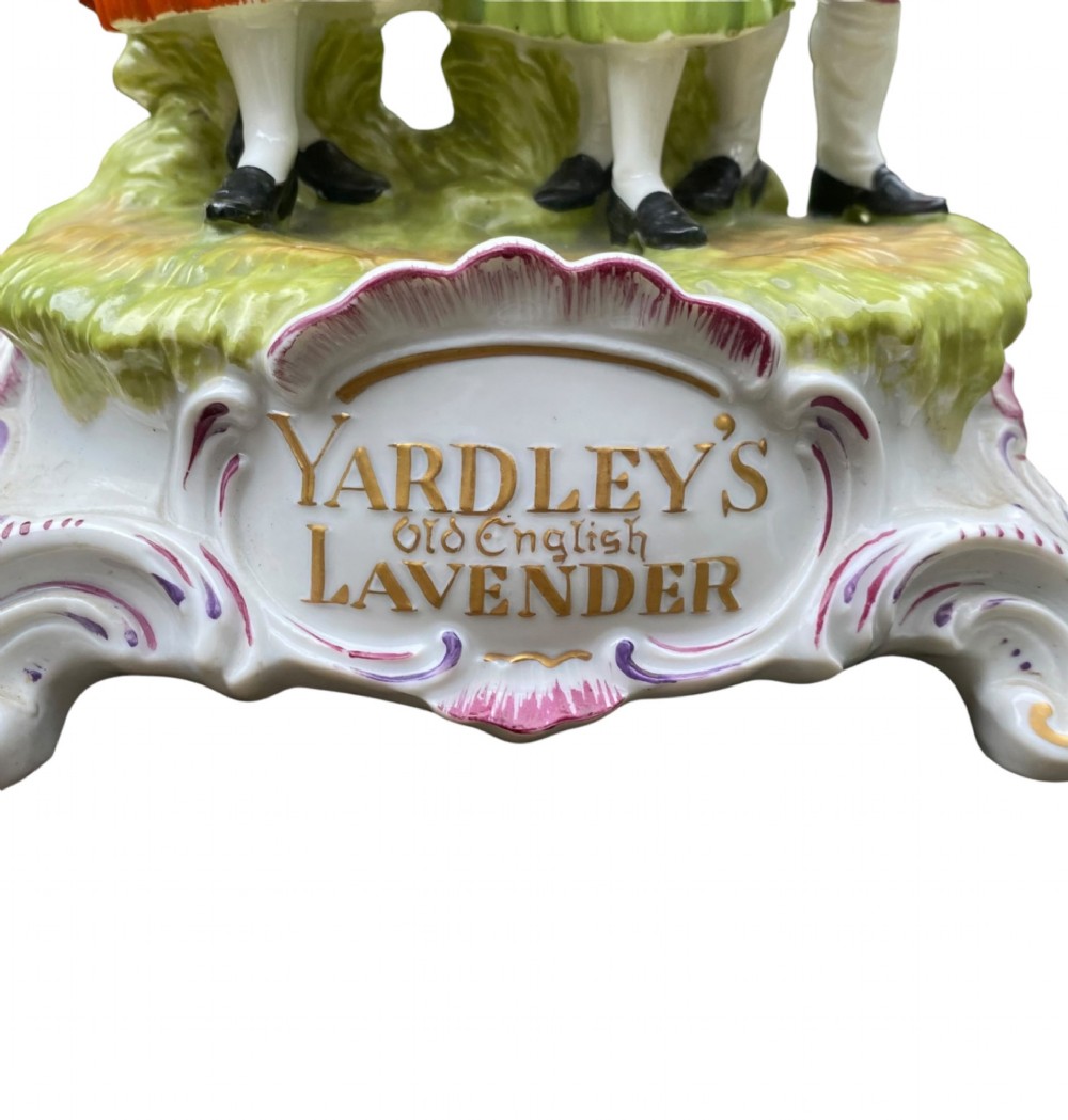 Yardley’s Lavender advertising figure, Dresden, c. 1900. View II