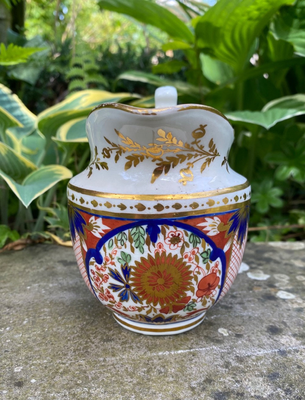Chamberlains Worcester porcelain cream jug, c. 1810. View II