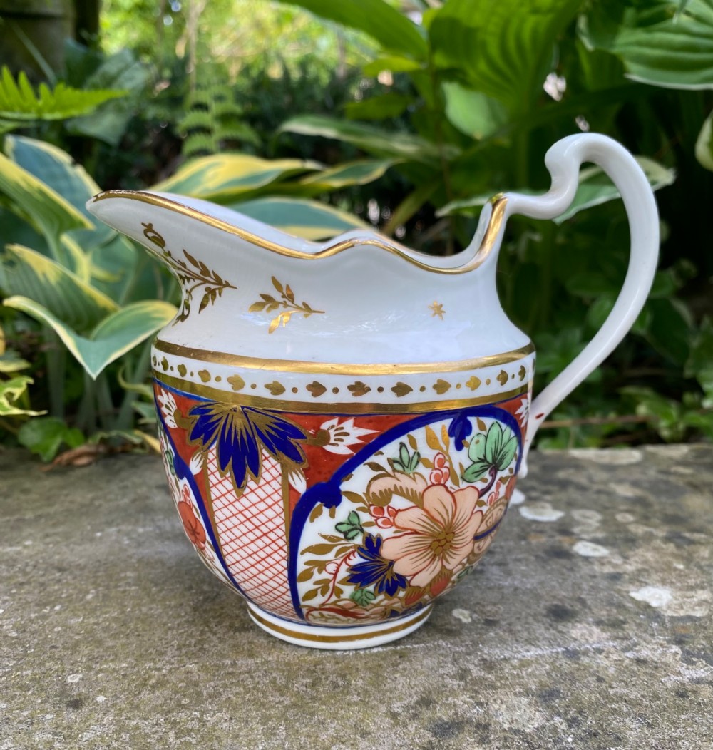 Chamberlains Worcester porcelain cream jug, c. 1810. View III