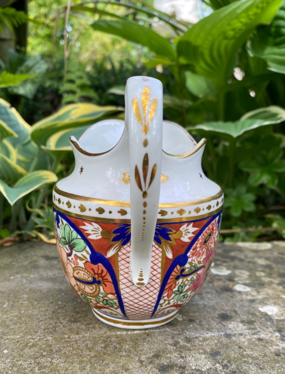 Chamberlains Worcester porcelain cream jug, c. 1810. View V