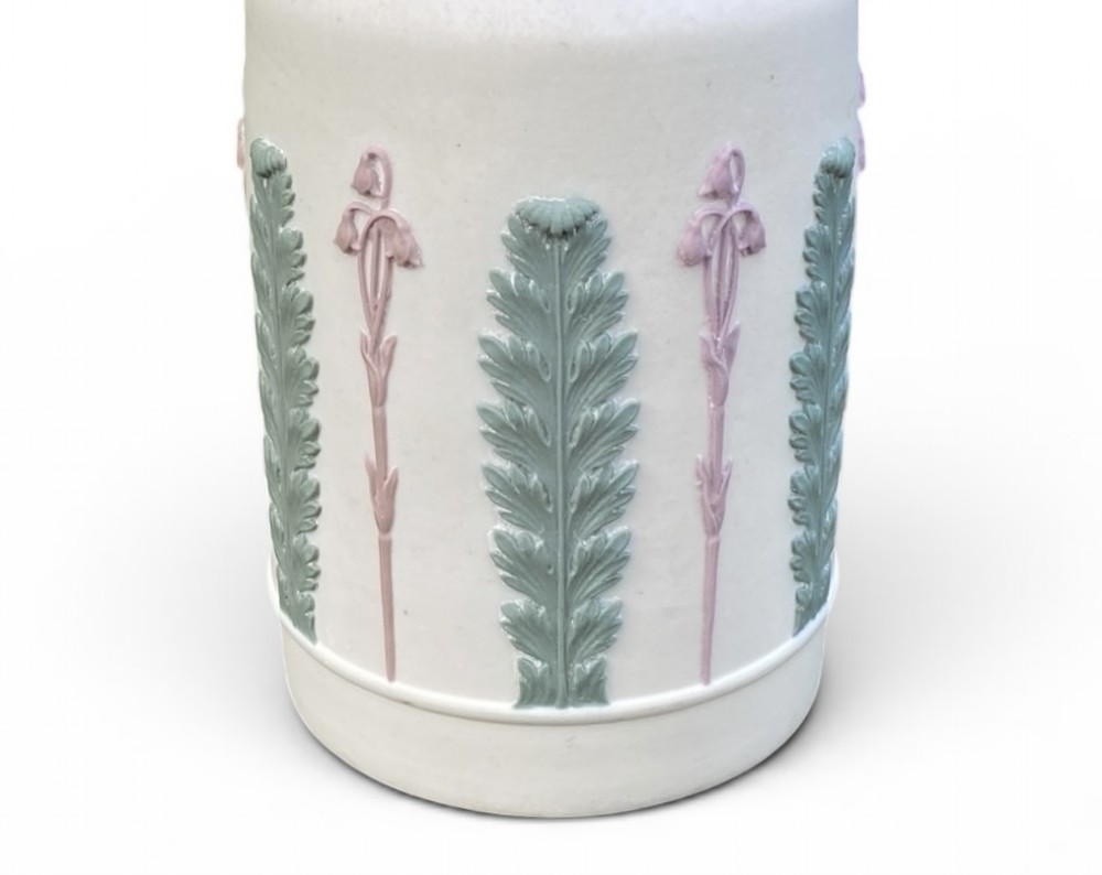 Wedgwood three colour jar & cover, c. 1850. View III