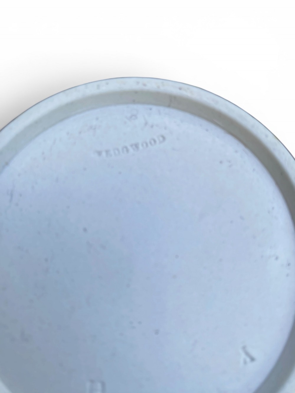 Wedgwood three colour jar & cover, c. 1850. View VI