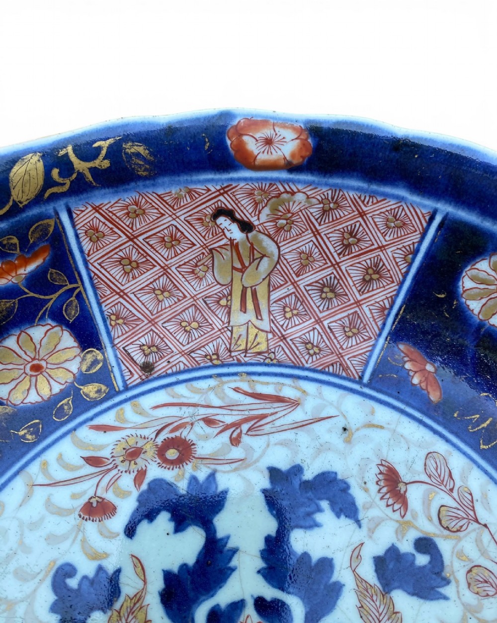 Imari porcelain charger, Arita, Japan, c. 1700. View II