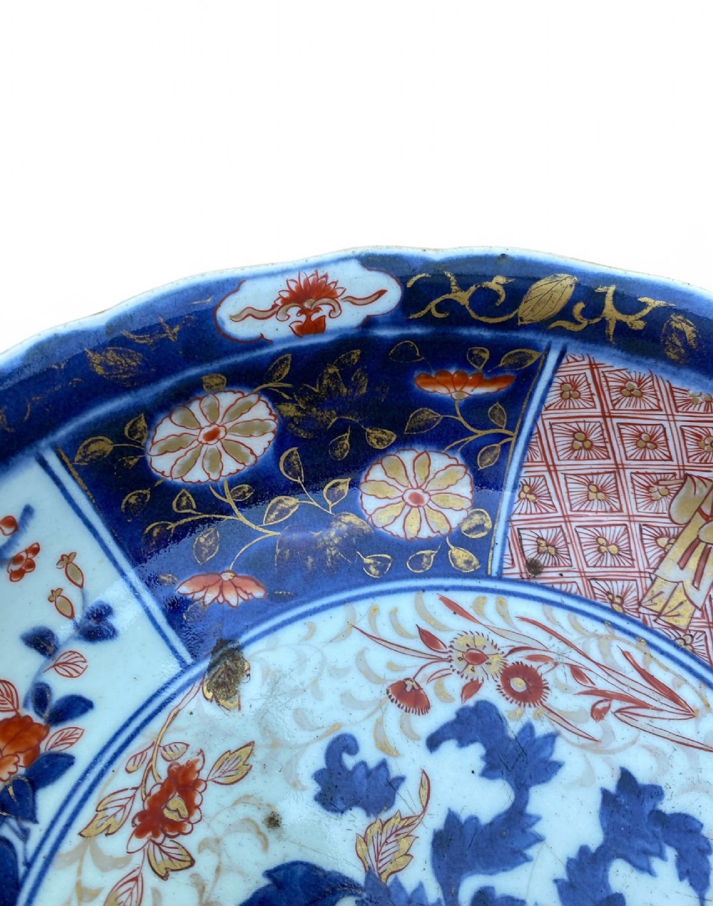 Imari porcelain charger, Arita, Japan, c. 1700. View III