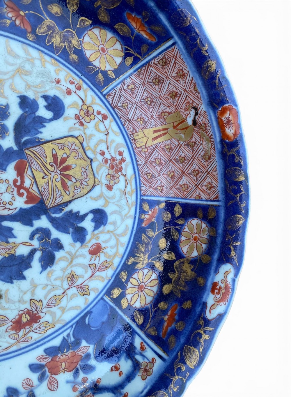 Imari porcelain charger, Arita, Japan, c. 1700. View V