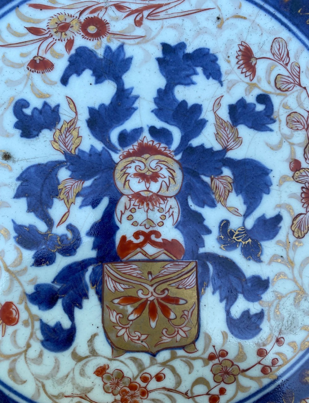 Imari porcelain charger, Arita, Japan, c. 1700. View IX
