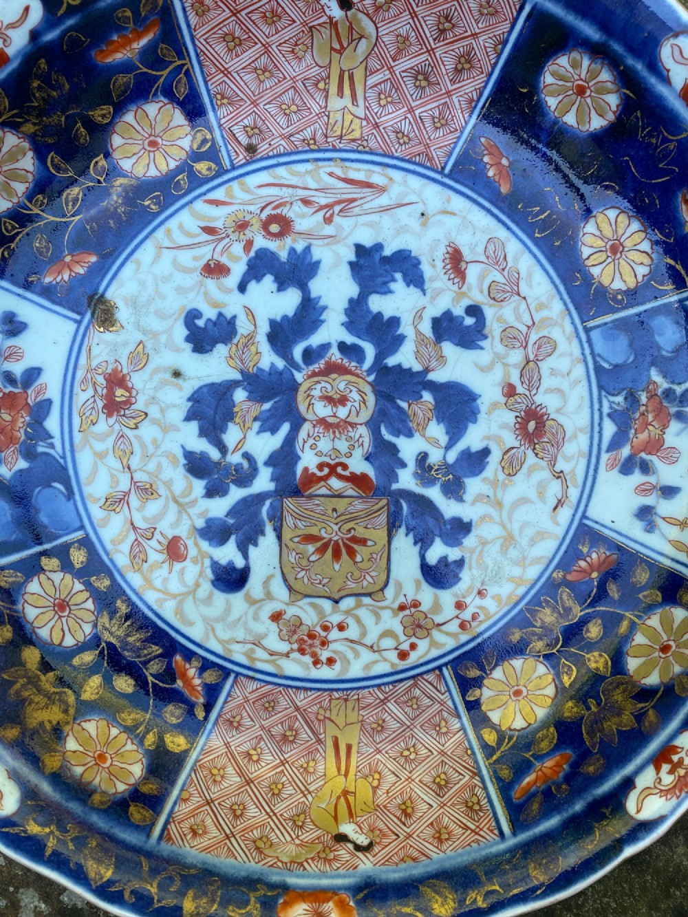 Imari porcelain charger, Arita, Japan, c. 1700. View X