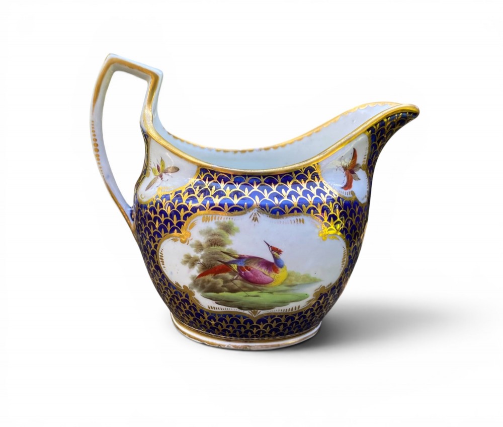 Chamberlains Worcester cream jug, c. 1820. View III