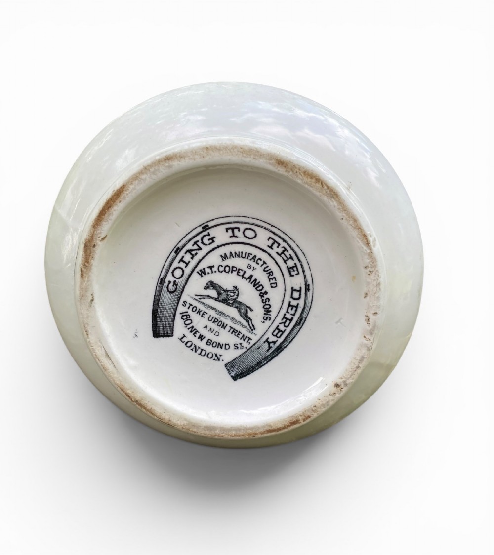 Copeland pottery Going to the Derby jug, c. 1870. View VI