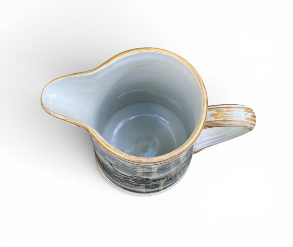 Copeland pottery Going to the Derby jug, c. 1870. View VIII