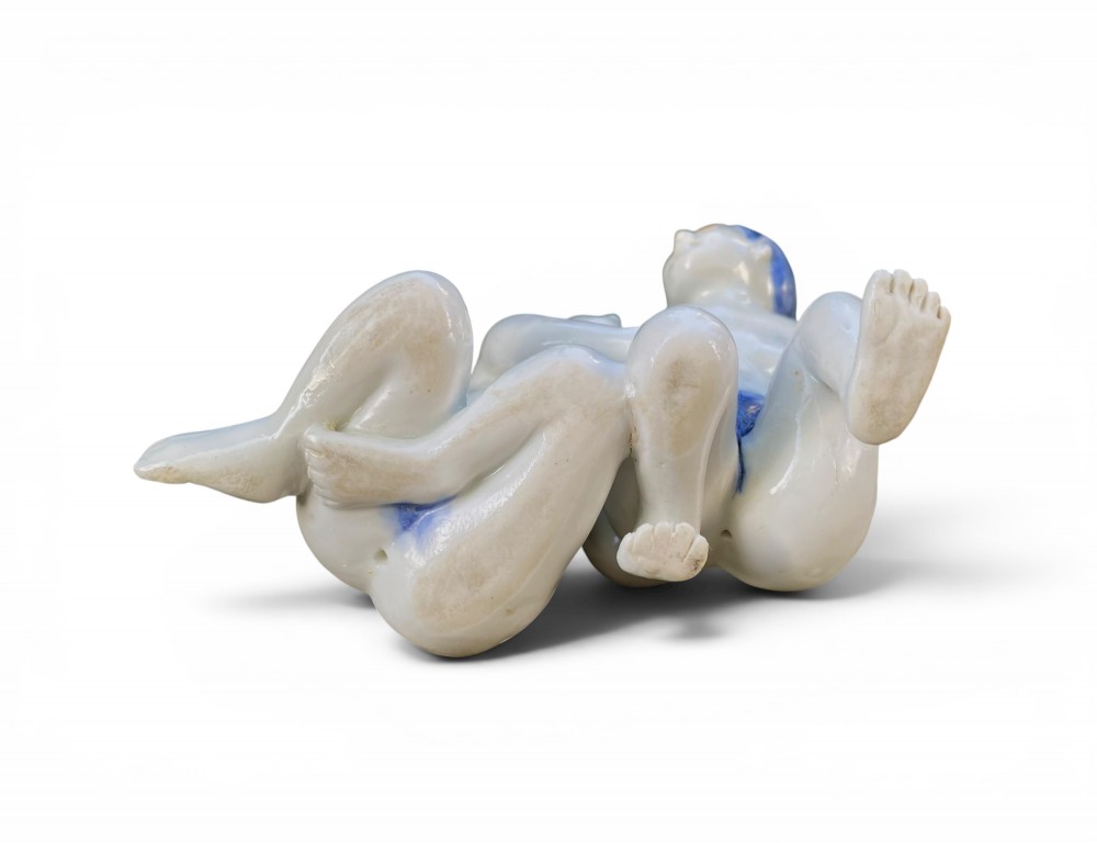Hirado porcelain figure group, Japan, c. 1880, Meiji Period. View VII