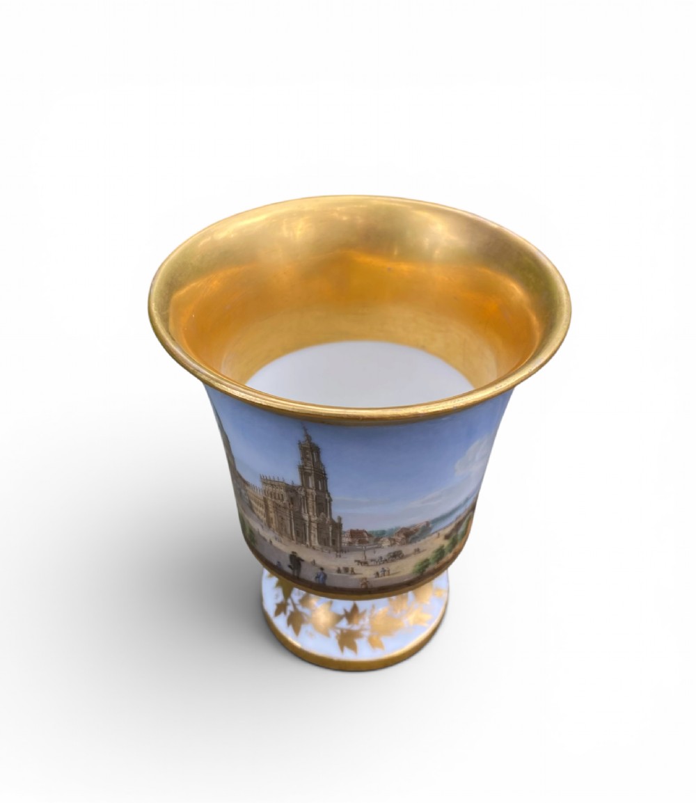 Meissen porcelain cabinet cup, ‘Dresden’, c. 1830. View II