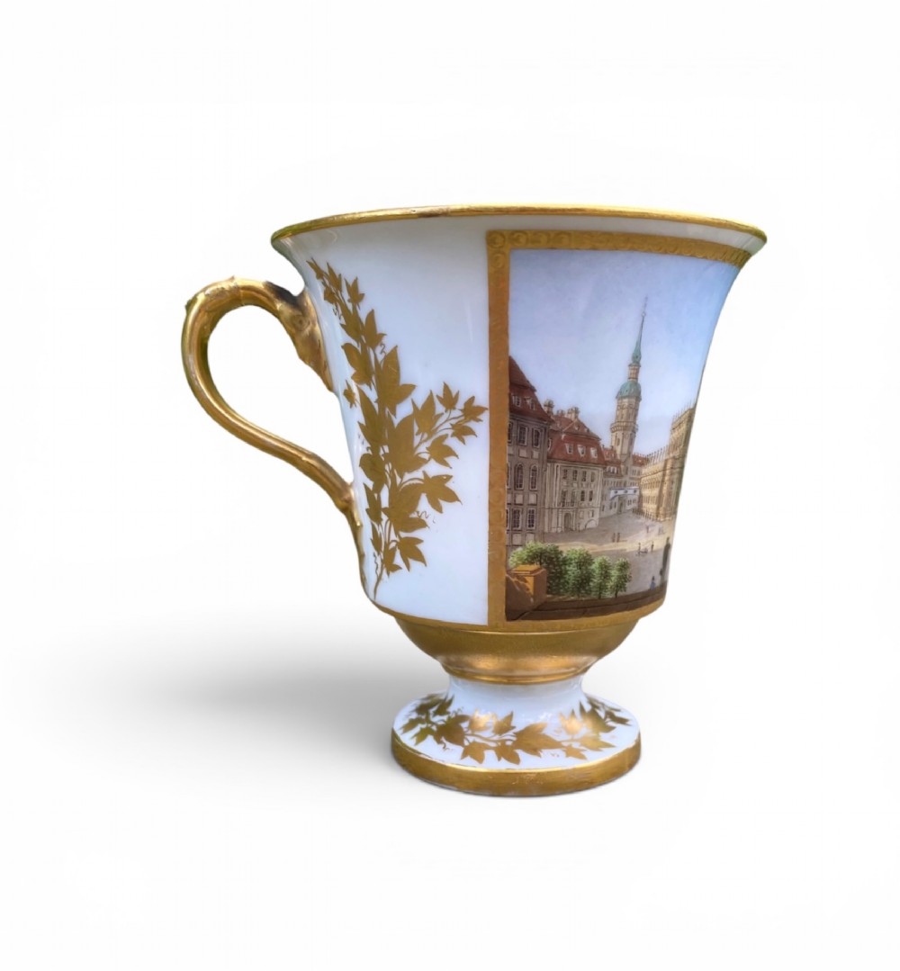 Meissen porcelain cabinet cup, ‘Dresden’, c. 1830. View III