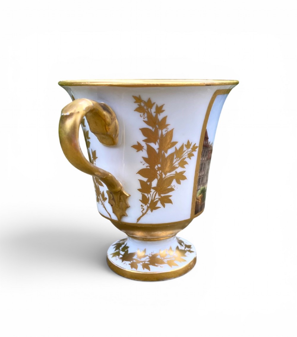 Meissen porcelain cabinet cup, ‘Dresden’, c. 1830. View IV