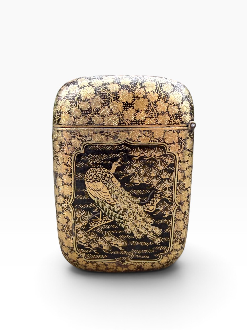 Komai style vesta case, Japan, c. 1900, Meiji Period.