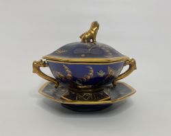 MASONS IRONSTONE TUREEN COVER AND STAND C 1815