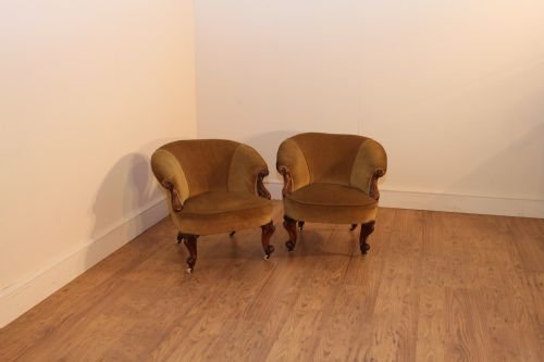 Pair of Victorian Nursing Chairs